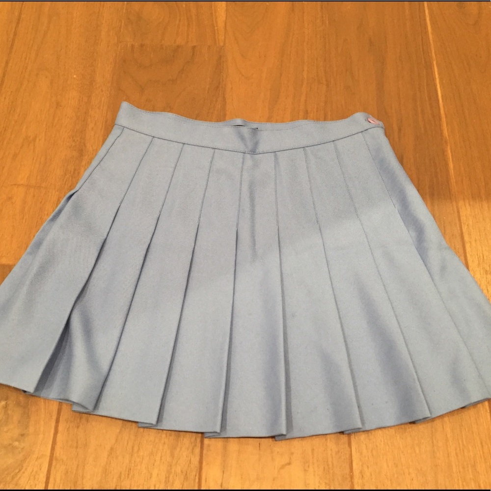 American Apparel Blue Tennis Skirt